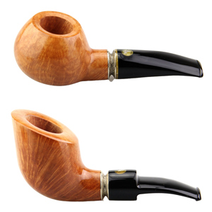 意大利鸭子烟斗石楠木手工斗Scottanaso 3mm烟道自然色直斗