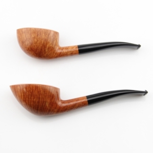 L'Anatra意大利鸭子烟斗大师手工石楠木Fiammata火焰纹2Eggs