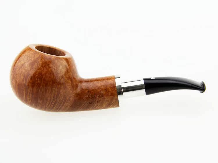 意大利Ascorti大师手工烟斗Natura Silver Spigot自然光面纯银9mm