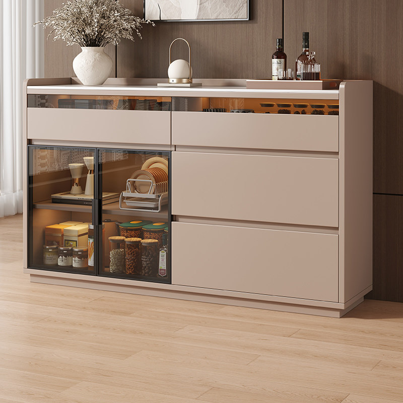 全实木餐边柜靠墙一体储物柜客厅收纳柜现代简约橱柜家用置物柜子,住宅家具,餐边柜,淘宝优惠券,粉丝福利购,淘宝优惠卷