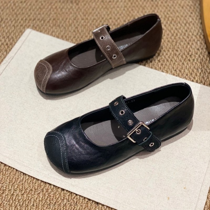 法式复古玛丽珍鞋女2026春季一字扣带简约防滑平底轻便百搭单鞋女,女鞋,玛丽珍鞋,淘宝优惠券,粉丝福利购,淘宝优惠卷