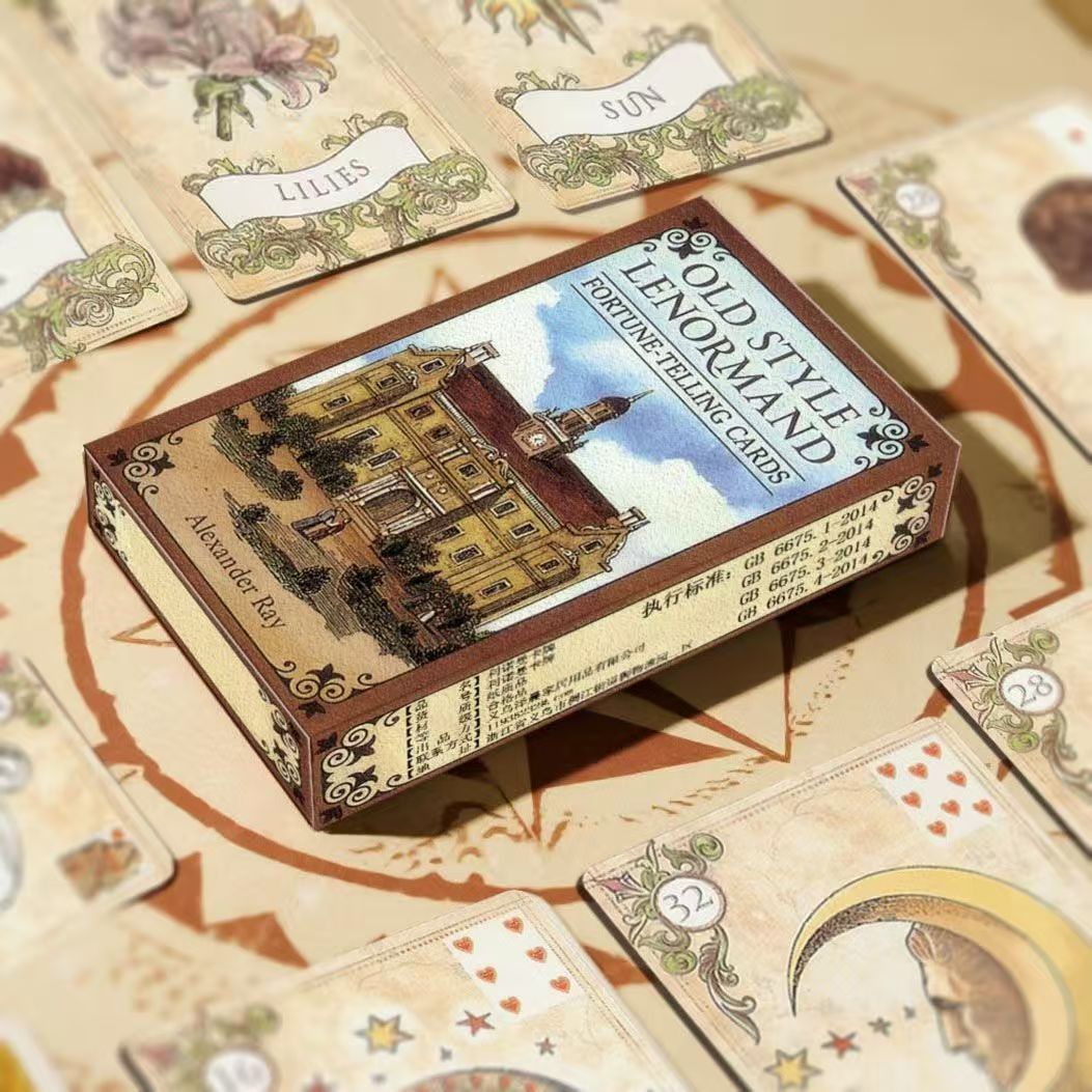 Old Style Lenormand老式利诺曼卡雷諾曼桌游卡牌多人桌面游戏