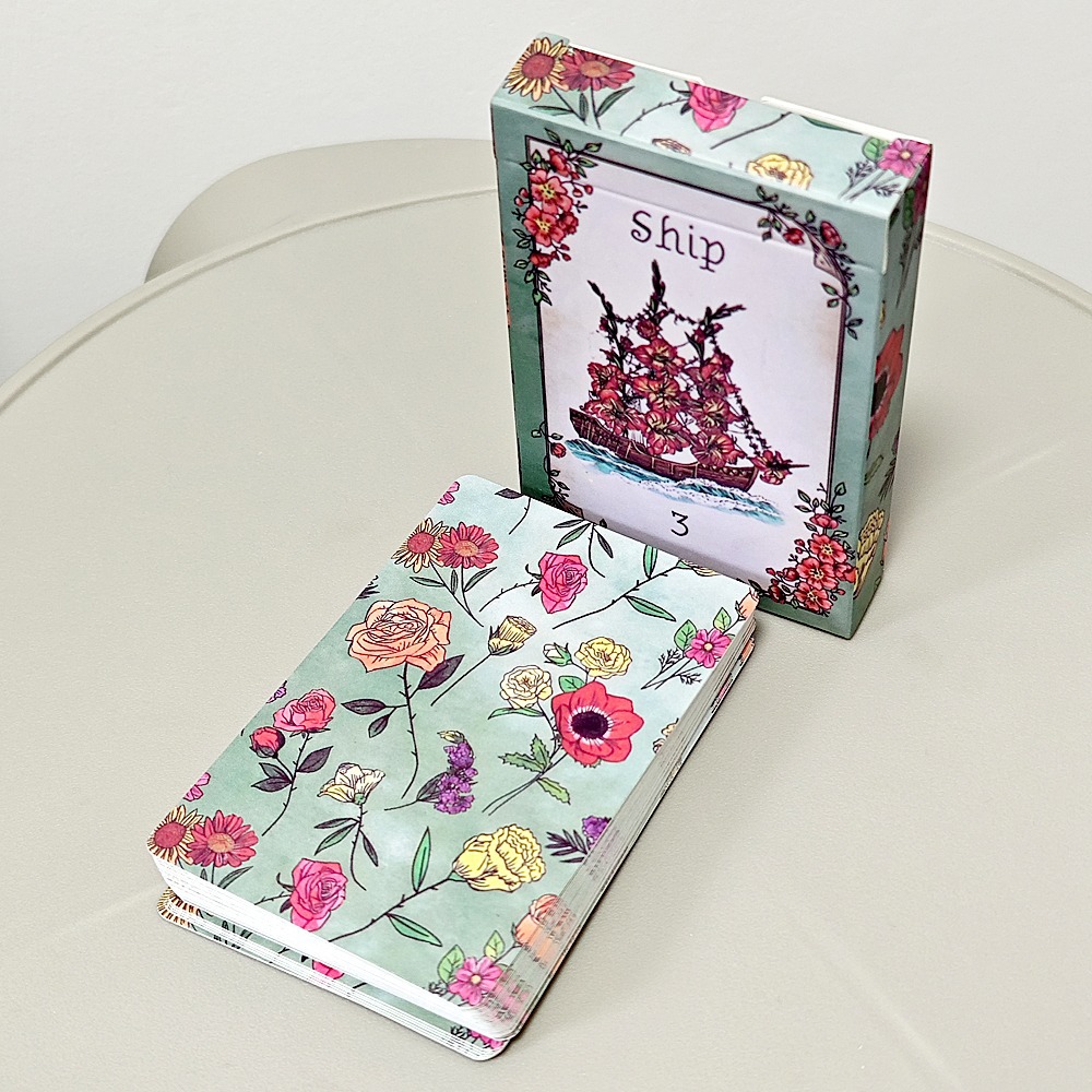 花卉雷诺曼 Floraneum Lenormand 富罗兰妮卡牌 36张 9*6cm植物