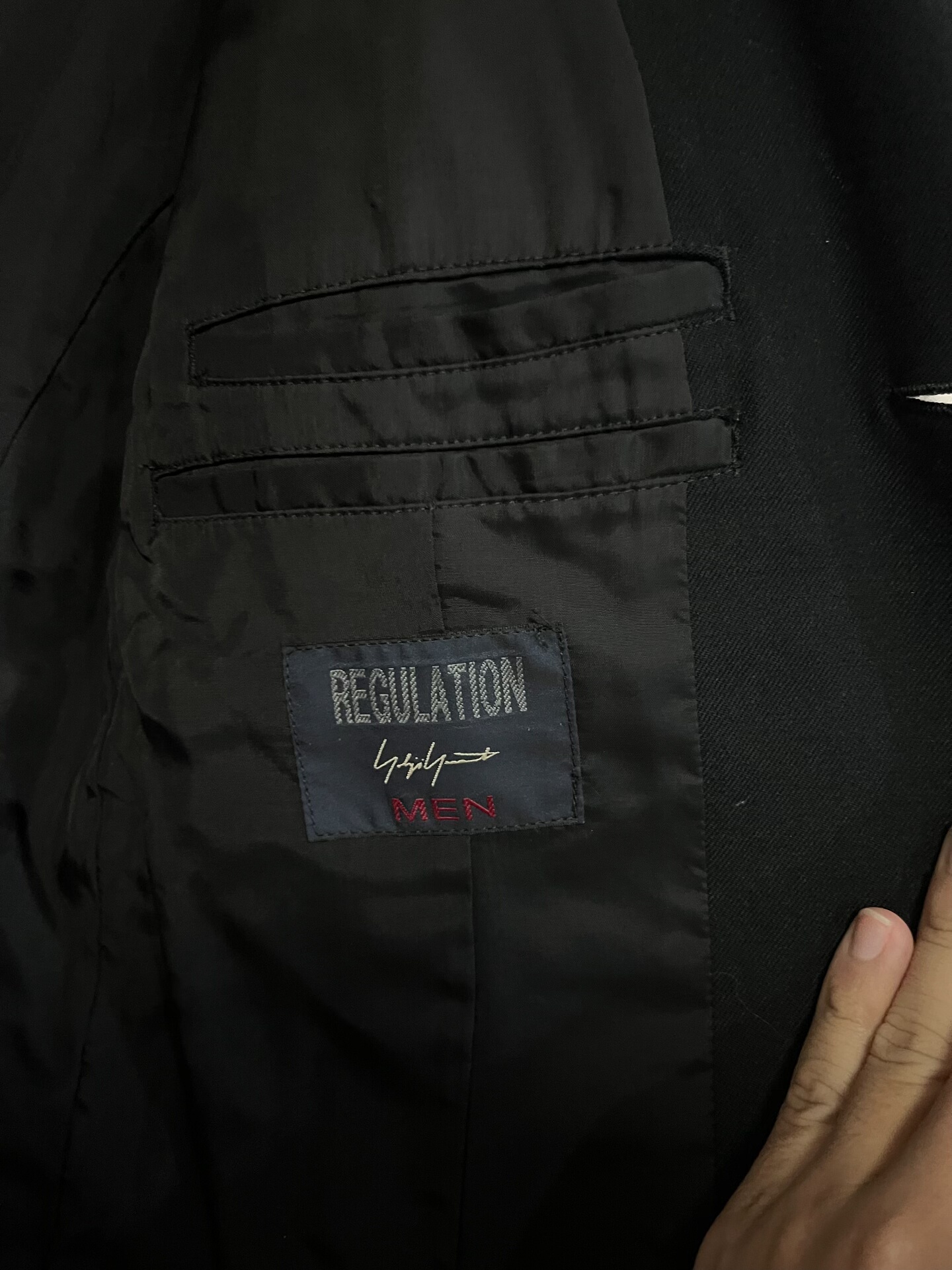 Yohji Yamamoto Military Suit Jacket — back
