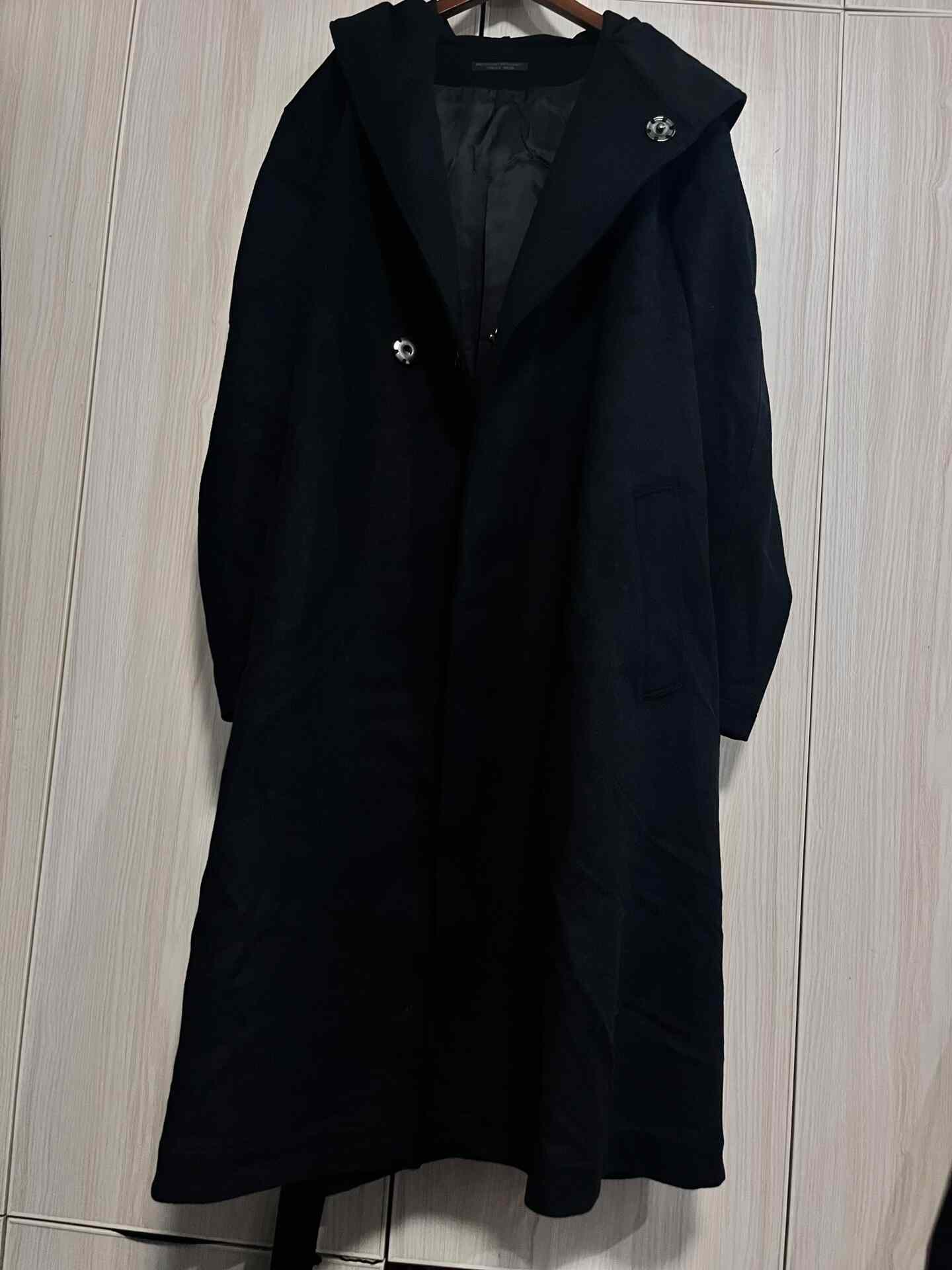 Yohji Yamamoto 23aw Regulation Flannel Boxing Coat