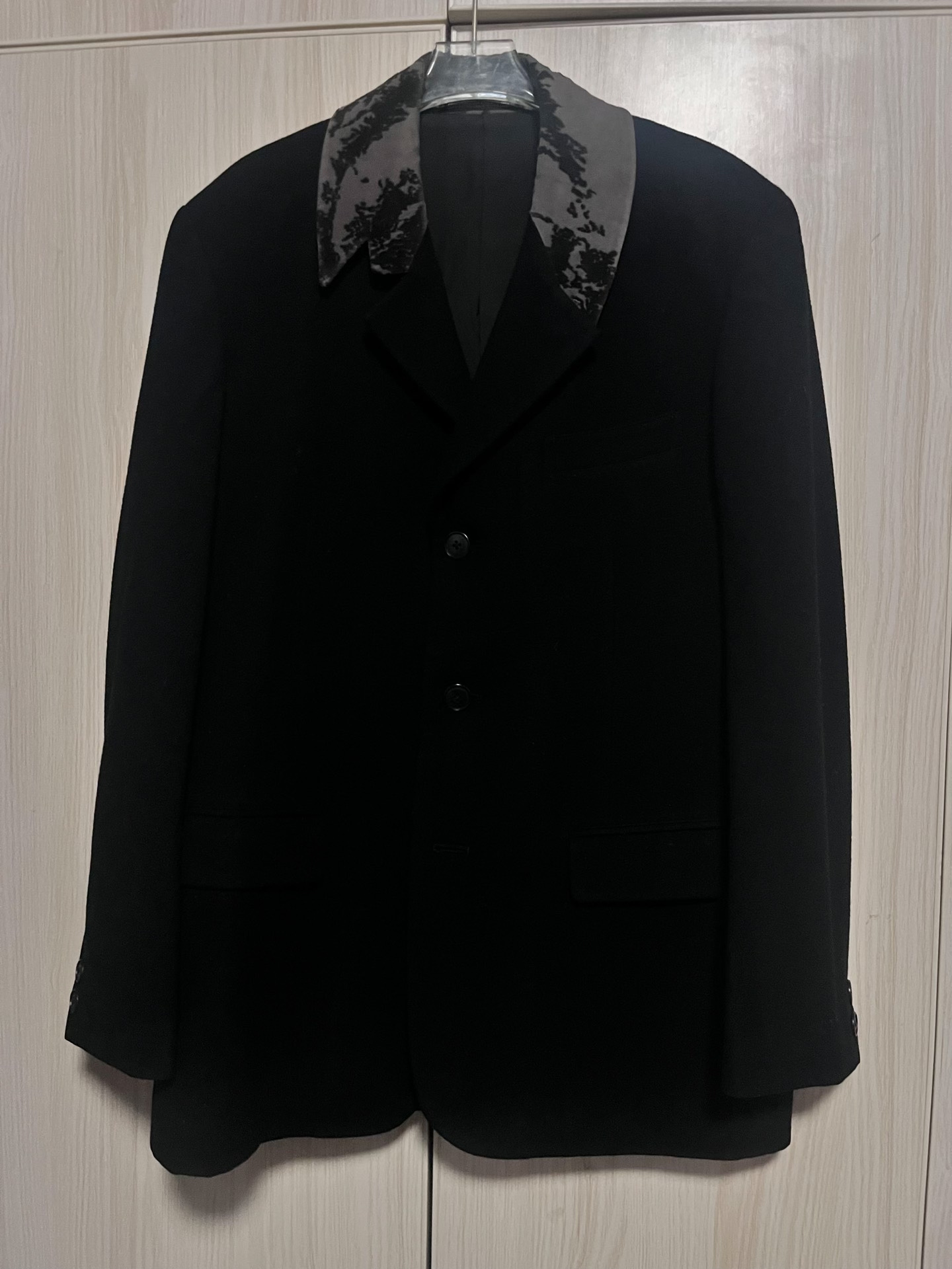 Yohji Yamamoto 01AW Patchwork Collar Jacket
