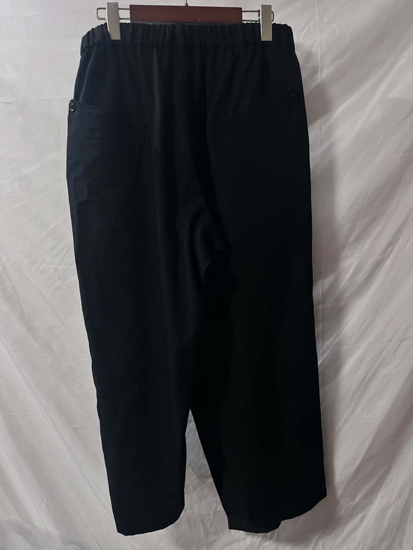 Yohji Yamamoto Black Culottes — detail