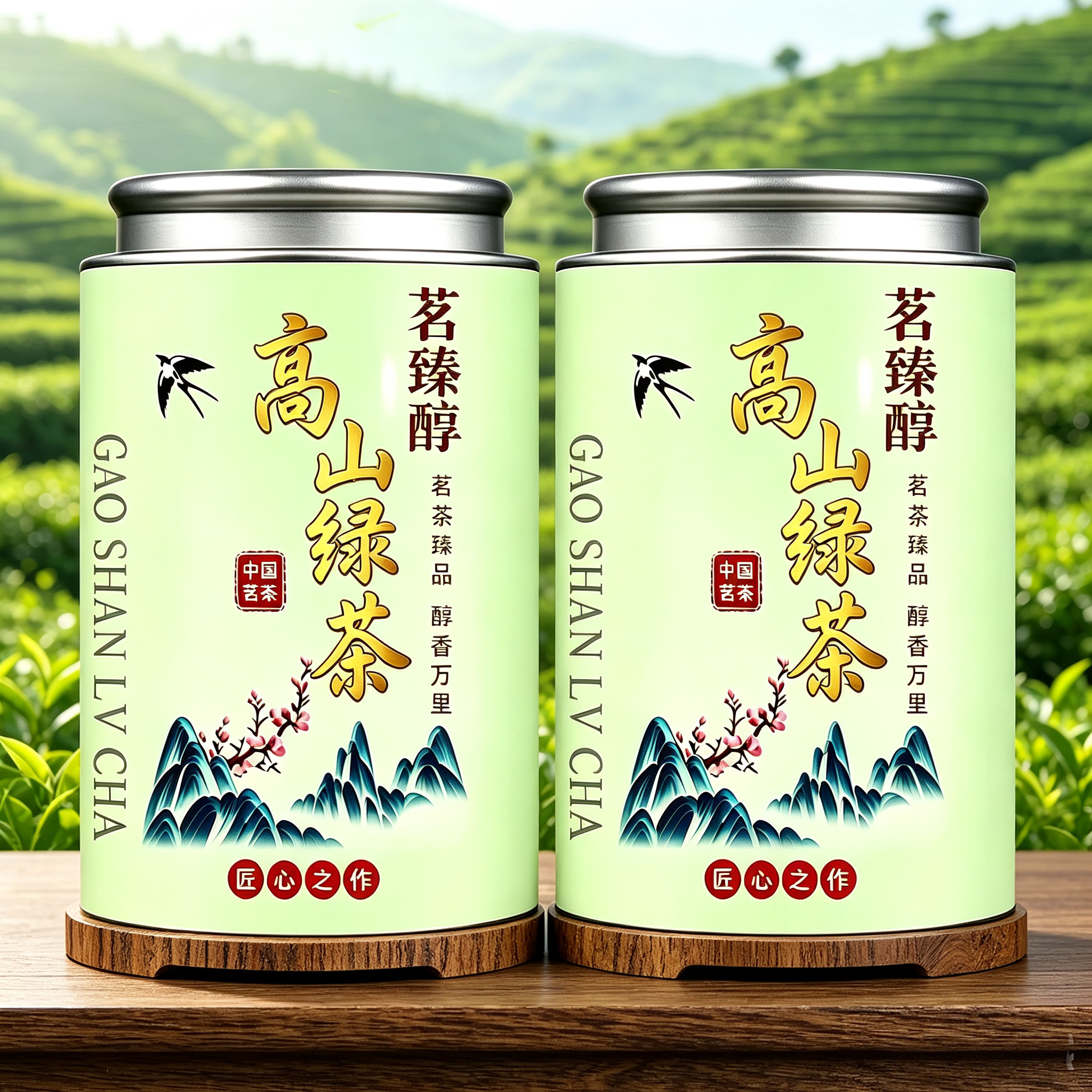 圳楚 新茶绿茶高山茶叶日照充足浓香型袋罐装500克自己喝茶叶耐泡
