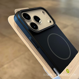 Beats细圈磁吸充电黑色适用iPhone17苹果17pro手机壳max简约16plus磨砂15 14超薄13硬壳Air防摔magsafe大孔新