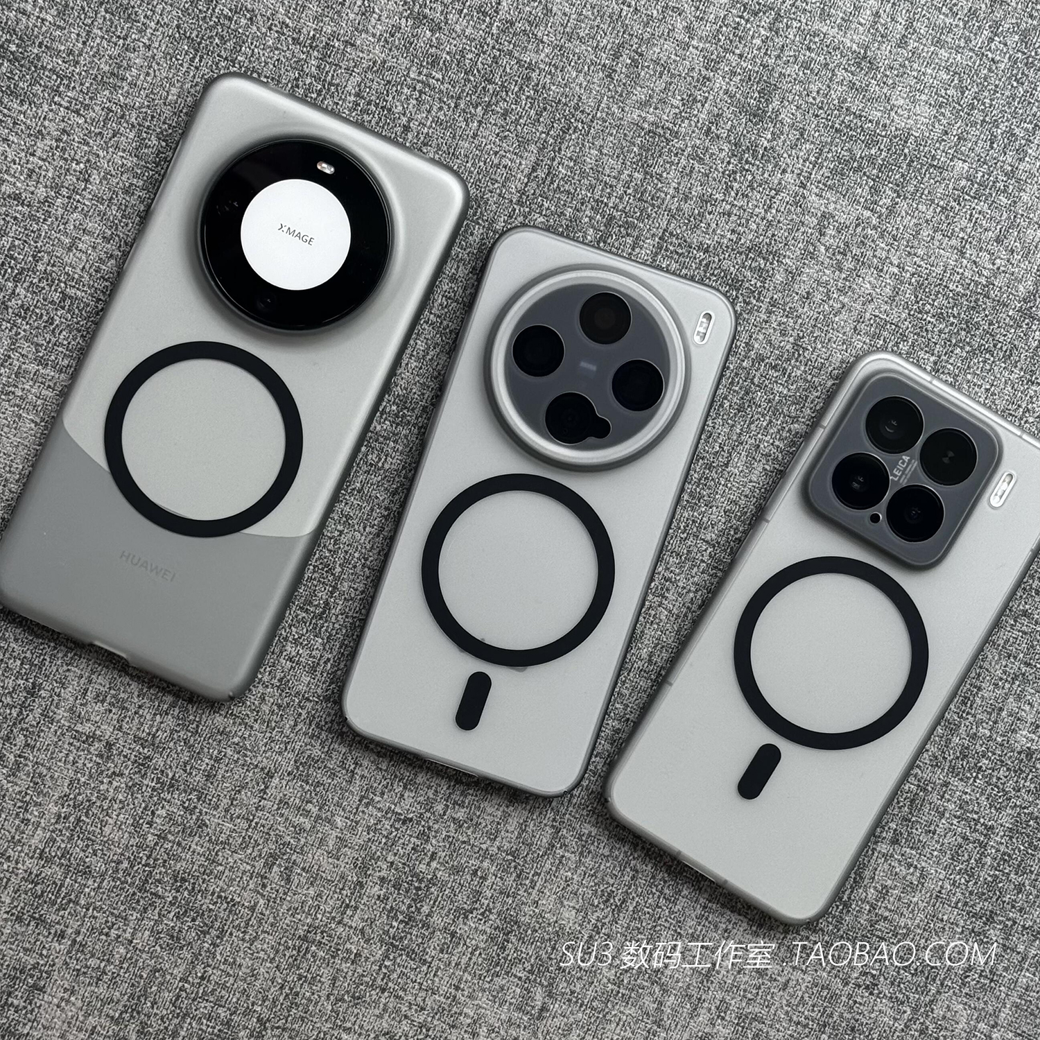 磁吸充电半透明磨砂硬壳适用oppoFindX8/X7手机壳pro简约X6高级感Reno13全包12超轻薄ultra透黑色A3灰magsafe