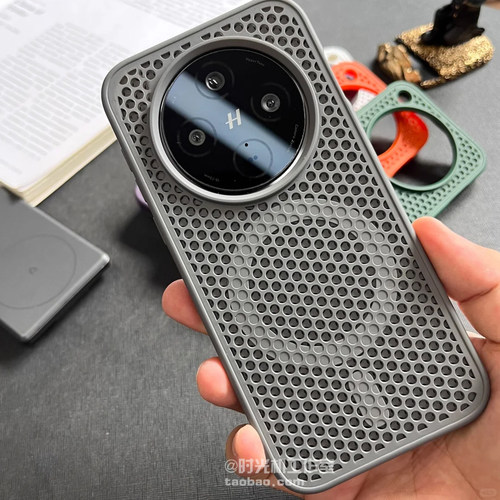 凹凸感蜂窝巢散热磁吸壳适用荣耀Magic7手机壳魔术7/6Pro肤感防指纹GTPRO透气PC纯色硬壳高级感小众男女防摔5