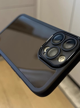 直边半透明黑色适用RealmeGT7真我Neo7手机壳GT7pro冷淡风14pro+简约GT6高级gtneo5气囊防摔v60硅胶13软壳v50