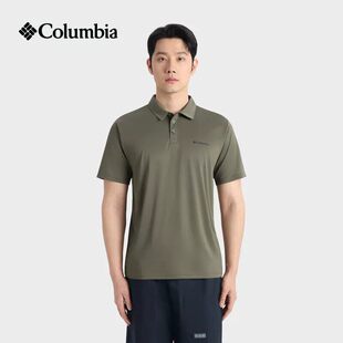 AJ3614 POLO衫 Columbia哥伦比亚户外2026春夏新款 男子吸湿速干短袖