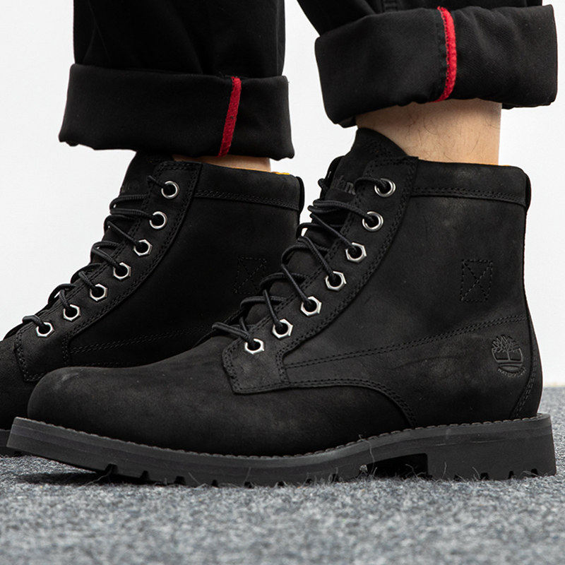 Timberland添柏岚男鞋秋冬户外徒步登山旅行皮革高帮马丁靴休闲鞋