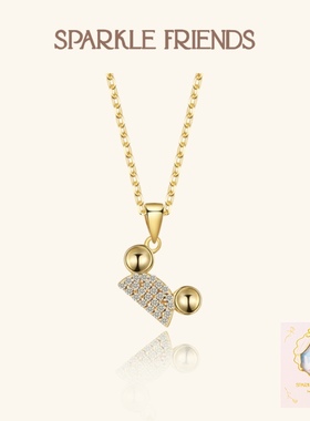 可爱的米奇迪士尼项链女生礼物