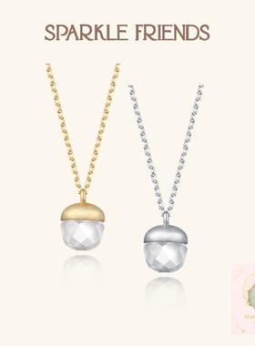 幸运松果项链森系少女心礼物