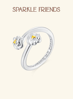 原创设计玫瑰戒指女生高级感配饰