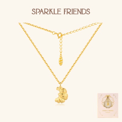 SparkleFriends牛角包项链礼物