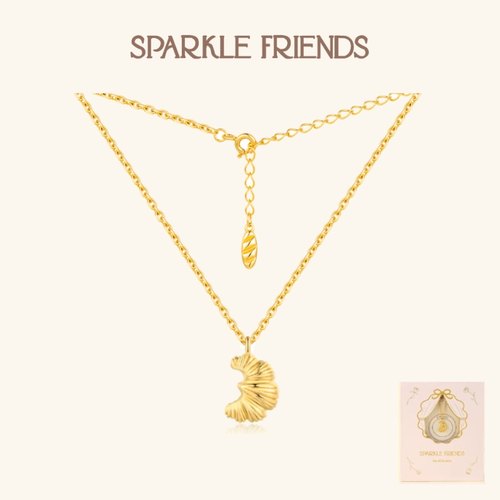 SparkleFriends牛角包项链礼物