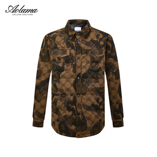 奥拉玛(Aolama)轻奢男装羽绒服新品保暖百搭立领纽扣