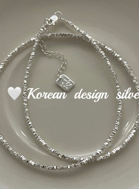 SASA925银蛇骨链韩国小清项链
