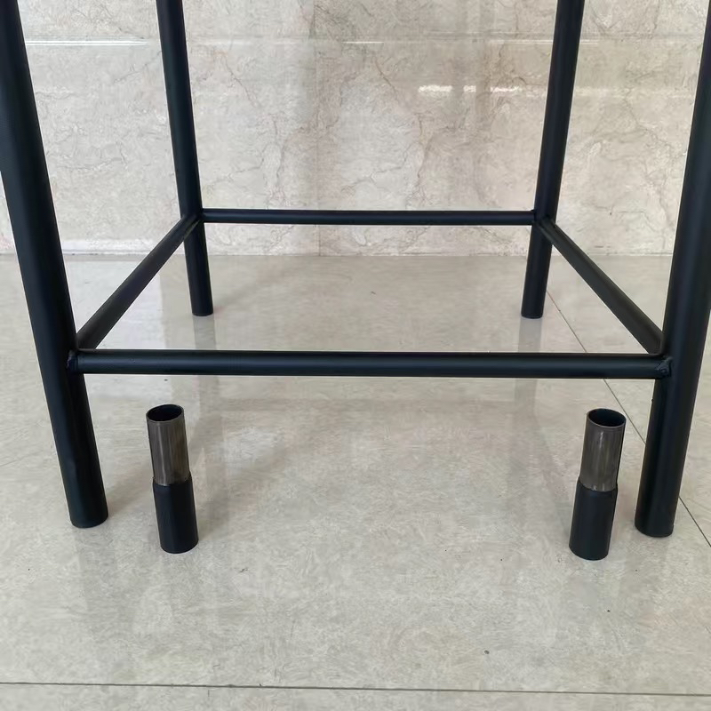 增高铁管加厚直径25mm防滑脚垫通用方管加高防噪音家具桌椅餐桌脚