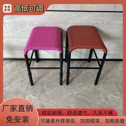 新款缝服装厂夏季专用凳子缝纫车工透气散热椅子高度可调久坐不累