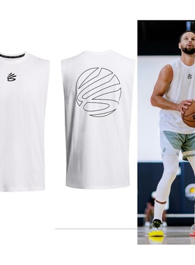 Under Armour 安德玛库里Curry圆领无袖背心 1383377-100