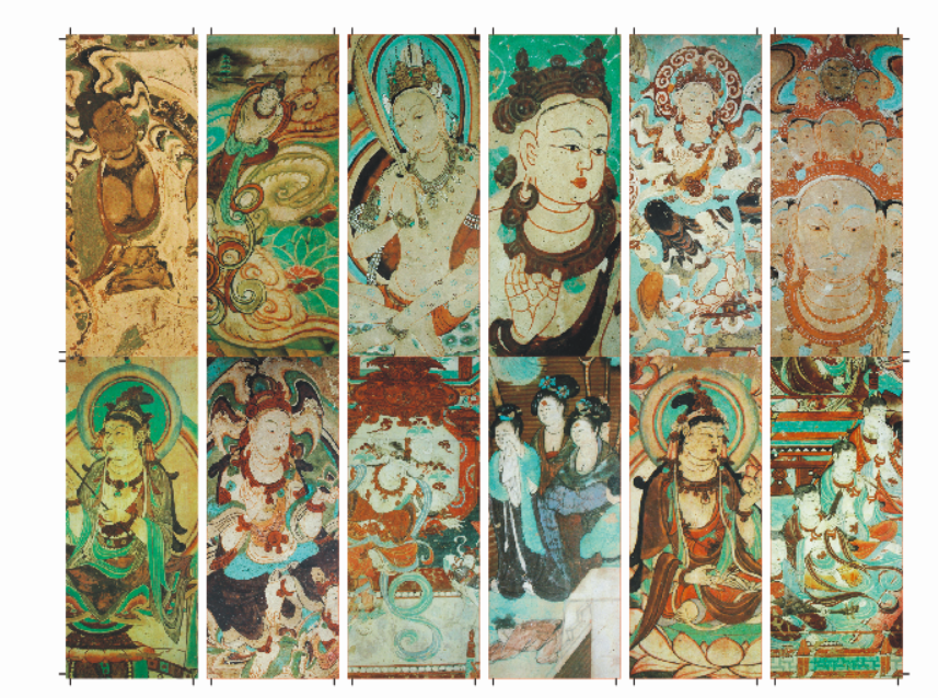 梵净 敦煌壁画书签敦煌旅游小礼品艺术书签敦煌工艺品中国风