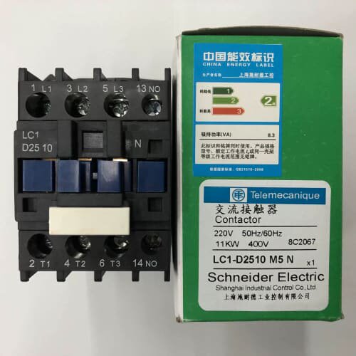 议价LC1-D2510M5N AC220V三级交流接触器非实