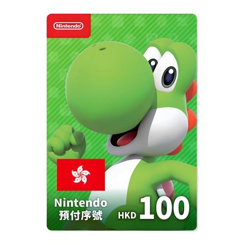 香港任天堂Switch預付卡HKD100