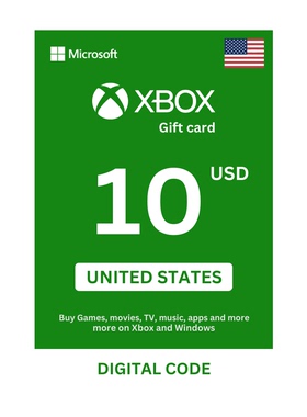 USD10 Windows Xbox Live Digital Code美服微软xbox充值卡10美元