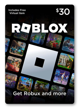 全球版罗布乐思充值卡USD30 Roblox Digital Gift Card Worldwide