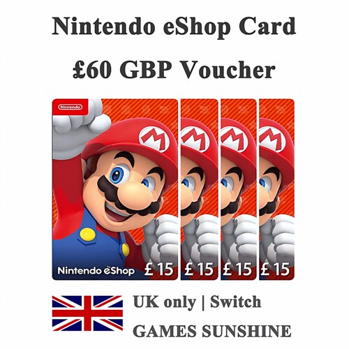 GBP60NintendoSwitchUK点卡