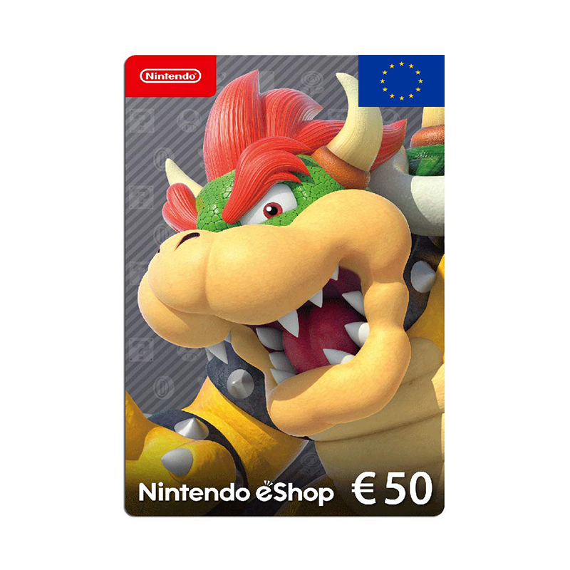 欧服任天堂eShop充值卡50Euro 3DS欧版Nintendo Switch充值卡WiiU 电玩/配件/游戏/攻略 其他游戏软件平台 原图主图