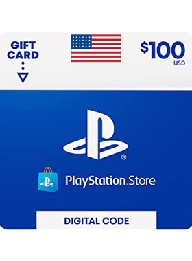 PlayStation Network $100 Code 美服PS4 Store充值点卡 PS5 PSV