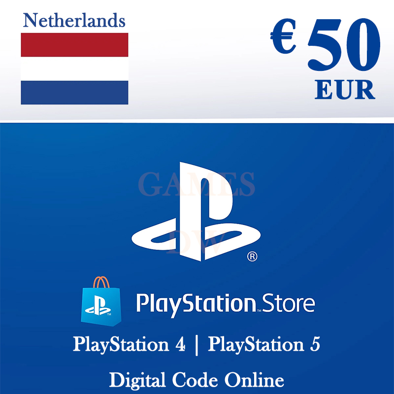 荷兰PSN充值卡EUR50PS5CardNL