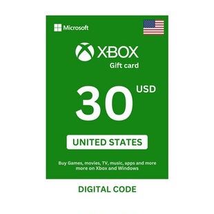 $30 Xbox Gift Card Xbox one, Series S,X WINS微软30美金礼品卡