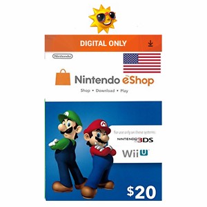 ÈÎÌìÌÃeShopÃÀ½ð ÃÀ°æNintendo20 WiiU Switch 3DS NS³äÖµµã¿¨US