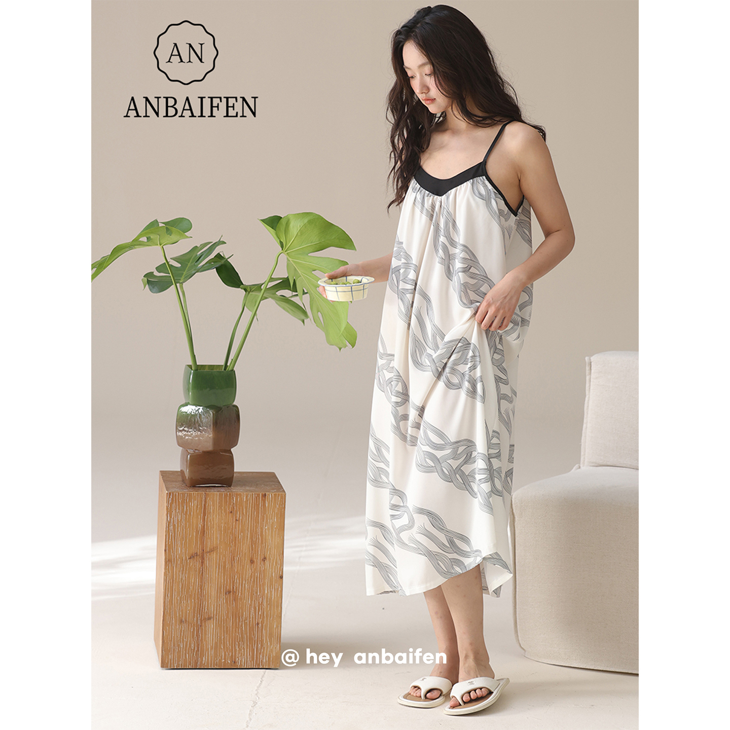 2025新款夏季云朵棉纯欲风睡裙女