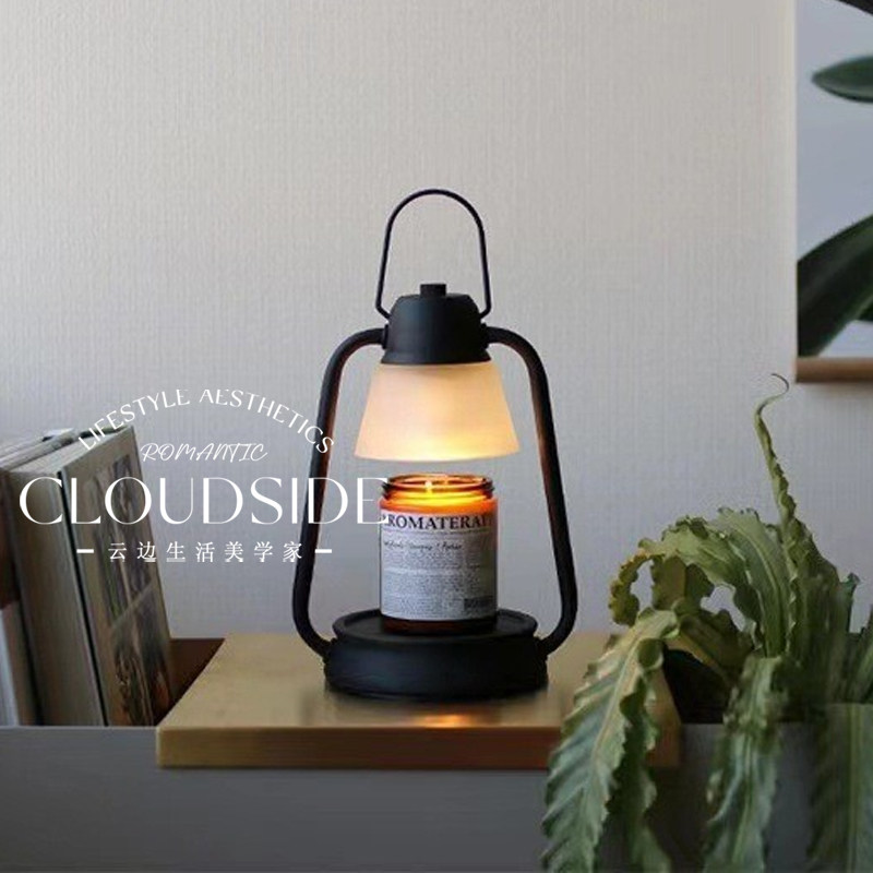 日本马灯铃兰香薰融蜡灯ins复古怀旧融烛灯扩香定时调温小夜灯