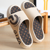 男拖鞋 潮流户外踩屎感运动休闲防滑沙滩厚底凉拖男式 外穿夏季 新款