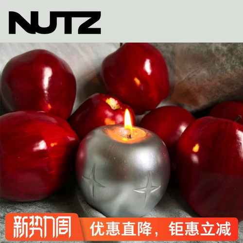 银色苹果香薰蜡烛礼盒