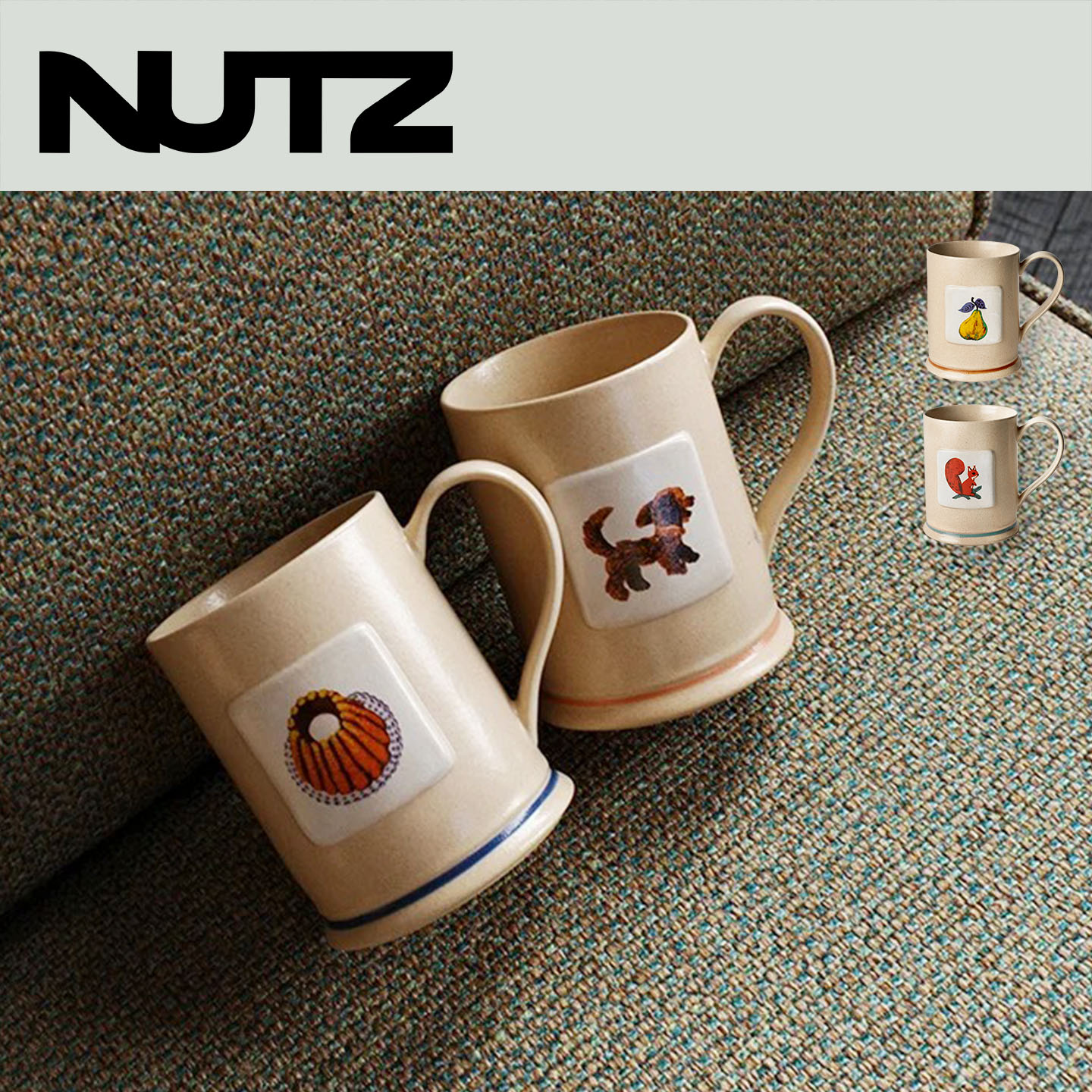 柔软供应森林图章陶瓷马克杯