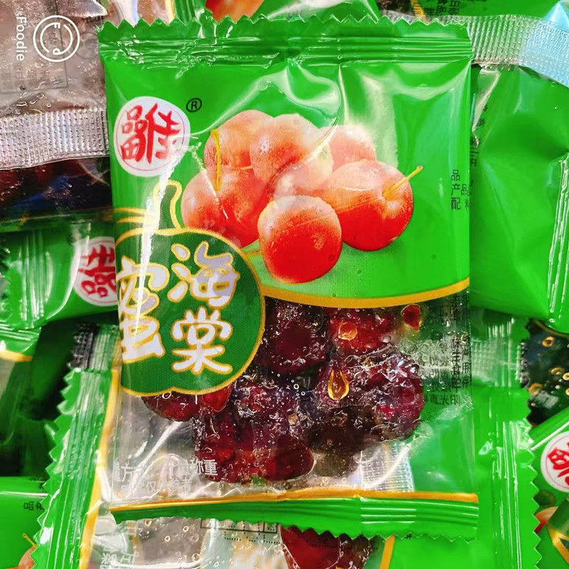 品田佳蜜海棠500g独立小包装蜜饯果脯海棠干海棠果干办公室小零食