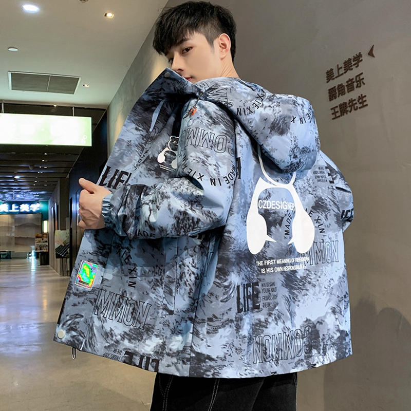 春秋季ins超火痞帅炸街精神夹克