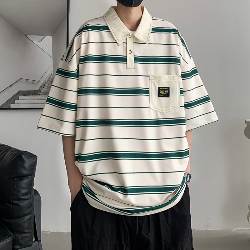 【新品】短袖t恤男夏季polo半袖