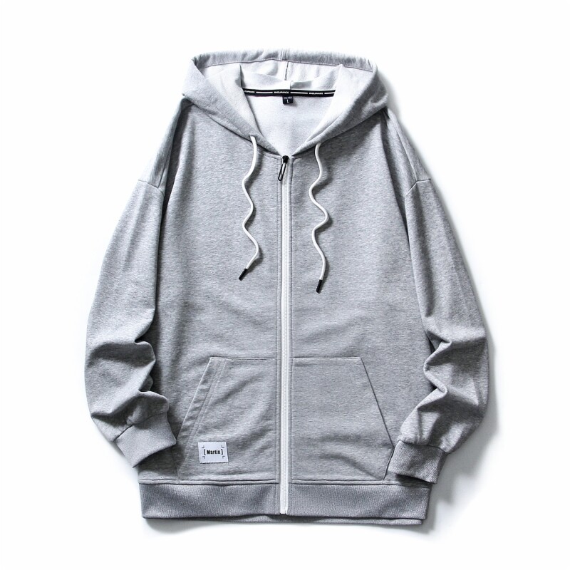 卫衣男春秋季韩版潮流宽松帅气休闲开襟上衣百搭潮牌开衫连帽外套