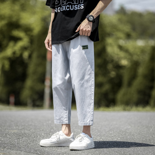 【新品】纯棉八分裤男夏季休闲裤