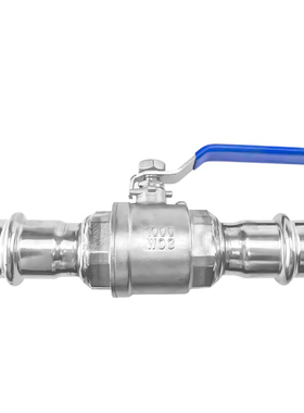 304不锈钢卡压球阀开关管道双卡压管件水管阀门4分6分2寸DN25 40